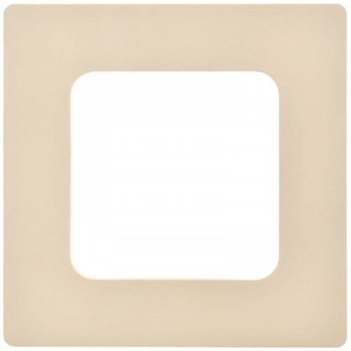 Рамка 1-м СП FLITE РУ-1-К-ФлСл сливочный IEK FI-M12-32-20-K86