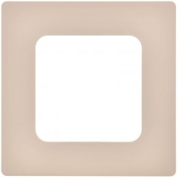 Рамка 1-м СП FLITE РУ-1-К-ФлЛ льняной IEK FI-M12-32-20-K88