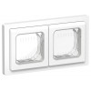 Рамка 2-м СП FLITE Рпро-2-55-ФлБ IP55 бел. IEK FI-M20-32-55-K01