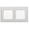 Рамка 2-м СП FLITE Рпро-2-55-ФлБ IP55 бел. IEK FI-M20-32-55-K01