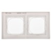 Рамка 2-м СП FLITE Рпро-2-55-ФлБ IP55 бел. IEK FI-M20-32-55-K01