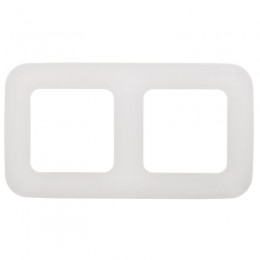 Рамка 2-м СП FLITE РУ-2-А-ФлБ бел. IEK FI-M22-31-20-K01