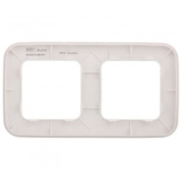 Рамка 2-м СП FLITE РУ-2-А-ФлБ бел. IEK FI-M22-31-20-K01