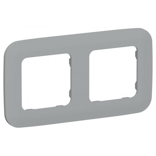 Рамка 2-м СП FLITE РУ-2-А-ФлС сер. IEK FI-M22-31-20-K03