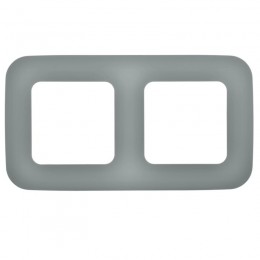 Рамка 2-м СП FLITE РУ-2-А-ФлС сер. IEK FI-M22-31-20-K03