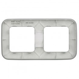 Рамка 2-м СП FLITE РУ-2-А-ФлС сер. IEK FI-M22-31-20-K03