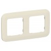 Рамка 2-м СП FLITE РУ-2-А-ФлСл сливочный IEK FI-M22-31-20-K86