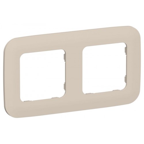 Рамка 2-м СП FLITE РУ-2-А-ФлЛ льняной IEK FI-M22-31-20-K88