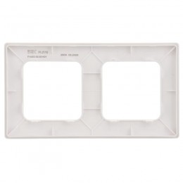 Рамка 2-м СП FLITE РУ-2-К-ФлБ бел. IEK FI-M22-32-20-K01
