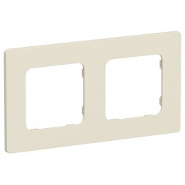 Рамка 2-м СП FLITE РУ-2-К-ФлСл сливочный IEK FI-M22-32-20-K86