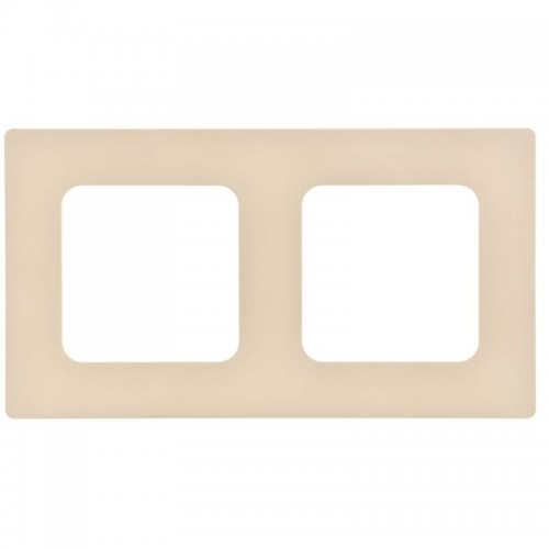 Рамка 2-м СП FLITE РУ-2-К-ФлСл сливочный IEK FI-M22-32-20-K86