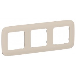 Рамка 3-м СП FLITE РУ-3-А-ФлЛ льняной IEK FI-M32-31-20-K88