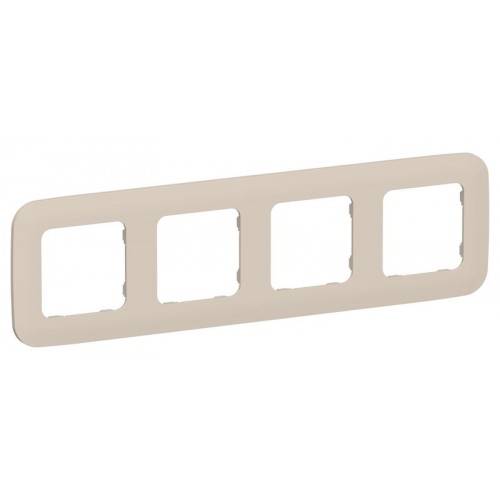 Рамка 4-м СП FLITE РУ-4-А-ФлЛ льняной IEK FI-M42-31-20-K88