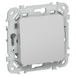 Выключатель 1-кл. СП FLITE ВС11-1-0-ФлА 10А механизм алюм. IEK FI-V10-0-10-1-K47