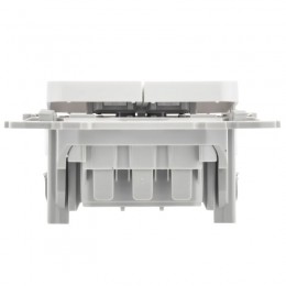 Выключатель 2-кл. СП FLITE ВС12-1-0-ФлБ 10А механизм бел. IEK FI-V20-0-10-1-K01