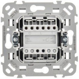 Выключатель 2-кл. СП FLITE ВС12-1-0-ФлЧ 10А механизм черн. IEK FI-V20-0-10-1-K02