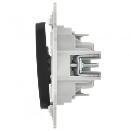 Выключатель 2-кл. СП FLITE ВС12-1-0-ФлЧ 10А механизм черн. IEK FI-V20-0-10-1-K02