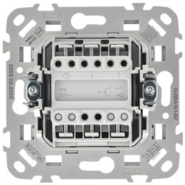 Выключатель 2-кл. СП FLITE ВС12-1-0-ФлА 10А механизм алюм. IEK FI-V20-0-10-1-K47