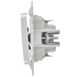 Выключатель 2-кл. СП FLITE ВС12-1-0-ФлА 10А механизм алюм. IEK FI-V20-0-10-1-K47