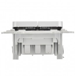 Выключатель 2-кл. СП FLITE ВС12-1-0-ФлА 10А механизм алюм. IEK FI-V20-0-10-1-K47