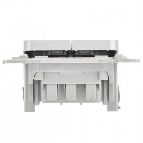 Выключатель 2-кл. СП FLITE ВС12-1-0-ФлА 10А механизм алюм. IEK FI-V20-0-10-1-K47