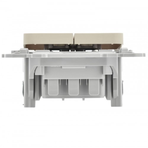 Выключатель 2-кл. СП FLITE ВС12-1-0-ФлСл 10А механизм сливочный IEK FI-V20-0-10-1-K86