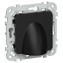 Вывод кабеля СП FLITE КВ-ФлЧ механизм черн. IEK FI-VK10-0-K02