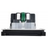 Розетка СП FORTE&PIANO16А IP44 FP119 с заземл. защ. шторки с крышкой безвинт. крепл. черн. IEK FP-R16-16-1-44-K02