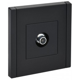 Розетка TV оконечная FORTE&PIANO FP128 черн. IEK FP-A10-O-K02