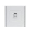 Розетка компьютерная RJ45 кат.5E FORTE&PIANO FP232 бел. IEK FP-K10-1-K01