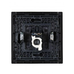 Розетка компьютерная RJ45 кат.5E FORTE&PIANO FP132 черн. IEK FP-K10-1-K02