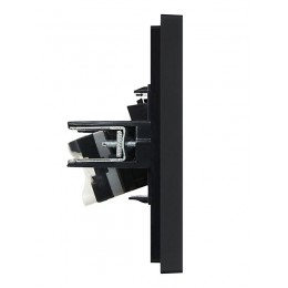 Розетка компьютерная RJ45 кат.5E FORTE&PIANO FP132 черн. IEK FP-K10-1-K02