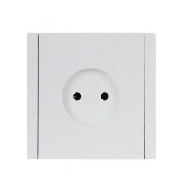 Розетка СП FORTE&PIANO FP218 10А без заземл. без защ. шторок винт. крепл. бел. IEK FP-R10-10-K01
