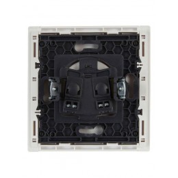 Розетка СП FORTE&PIANO FP218 10А без заземл. без защ. шторок винт. крепл. бел. IEK FP-R10-10-K01