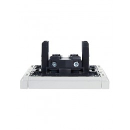 Розетка СП FORTE&PIANO FP218 10А без заземл. без защ. шторок винт. крепл. бел. IEK FP-R10-10-K01