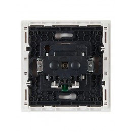 Розетка СП FORTE&PIANO FP214 16А с заземл. без защ. шторок безвинт. крепл. бел. IEK FP-R11-16-1-K01