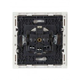 Розетка СП FORTE&PIANO FP216 16А с заземл. без защ. шторок винт. крепл. бел. IEK FP-R11-16-K01