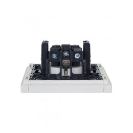 Розетка СП FORTE&PIANO FP216 16А с заземл. без защ. шторок винт. крепл. бел. IEK FP-R11-16-K01