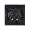 Розетка СП FORTE&PIANO FP113 16А с заземл. защ. шторки безвинт. крепл. черн. IEK FP-R14-16-1-K02