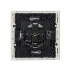 Розетка СП FORTE&PIANO FP215 16А с заземл. защ. шторки винт. крепл. бел. IEK FP-R14-16-K01