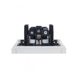 Розетка СП FORTE&PIANO FP215 16А с заземл. защ. шторки винт. крепл. бел. IEK FP-R14-16-K01