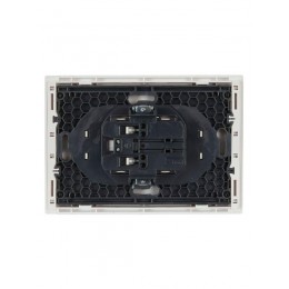 Розетка 2-м СП FORTE&PIANO FP226 10А без заземл. без защ. шторок безвинт. крепл. бел. IEK FP-R20-10-1-K01