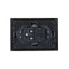 Розетка 2-м СП FORTE&PIANO FP126 10А без заземл. без защ. шторок безвинт. крепл. черн. IEK FP-R20-10-1-K02