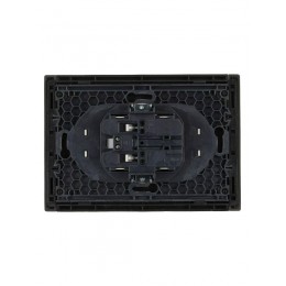 Розетка 2-м СП FORTE&PIANO FP326 10А без заземл. без защ. шторок безвинт. крепл. сер. IEK FP-R20-10-1-K03