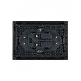 Розетка 2-м СП FORTE&PIANO FP324 16А с заземл. без защ. шторок безвинт. крепл. сер. IEK FP-R21-16-1-K03