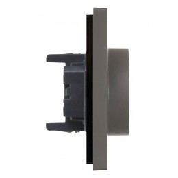 Розетка 2-м СП FORTE&PIANO FP323 16А с заземл. защ. шторки безвинт. крепл. сер. IEK FP-R24-16-1-K03