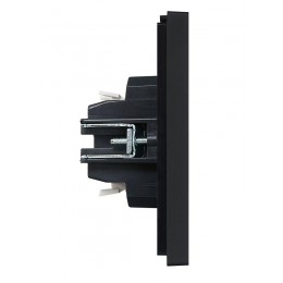 Выключатель 1-кл. СП FORTE&PIANO 10А FP101 черн. IEK FP-V10-0-10-1-K02