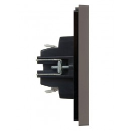 Выключатель 1-кл. СП FORTE&PIANO 10А FP302 с индикацией сер. IEK FP-V10-1-10-1-K03