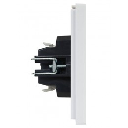 Выключатель проходной 1-кл. СП FORTE&PIANO 10А FP204 с индикацией бел. IEK FP-V12-1-10-1-K01