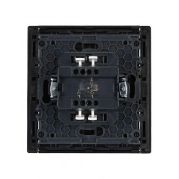 Выключатель проходной 1-кл. СП FORTE&PIANO 10А FP104 с индикацией черн. IEK FP-V12-1-10-1-K02